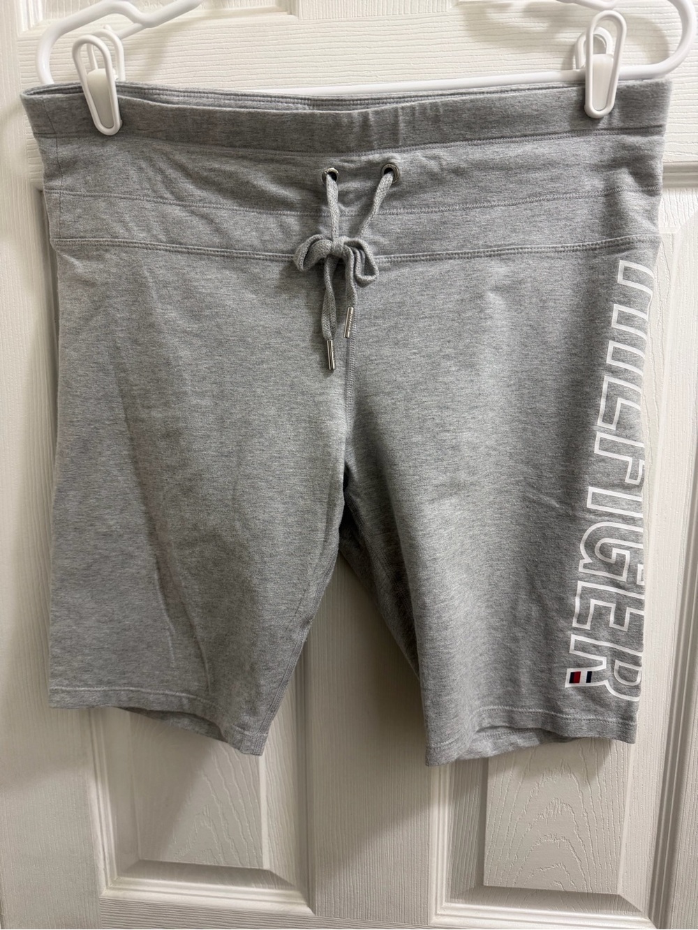 Tommy Hilfiger Light Gray Logo Knit Sweatshorts